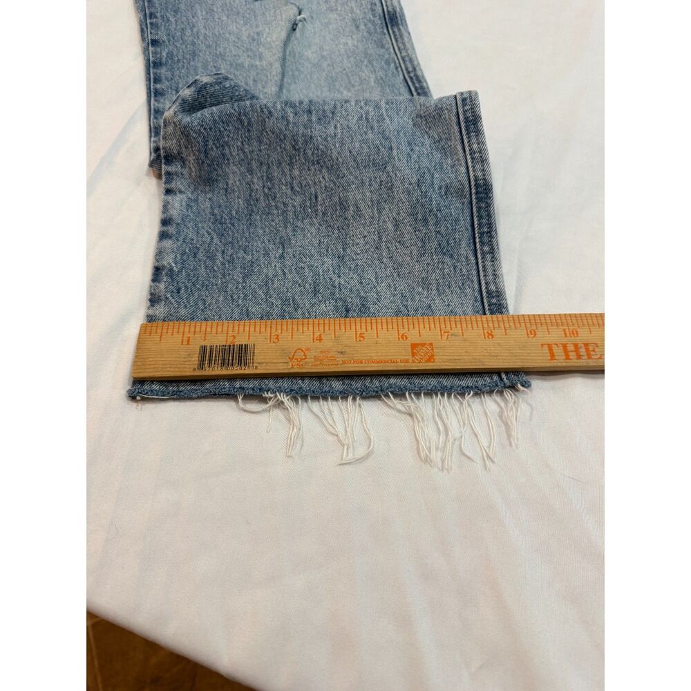 Veronica Beard Dylan High Rise Full Length Straight Jeans Pebble Stone Size 28 - Picture 8 of 14